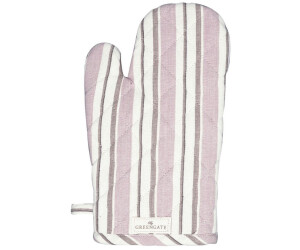 Greengate Ofenhandschuh CAYSA DUSTY ROSE Rosa mit Streifen Baumwolle