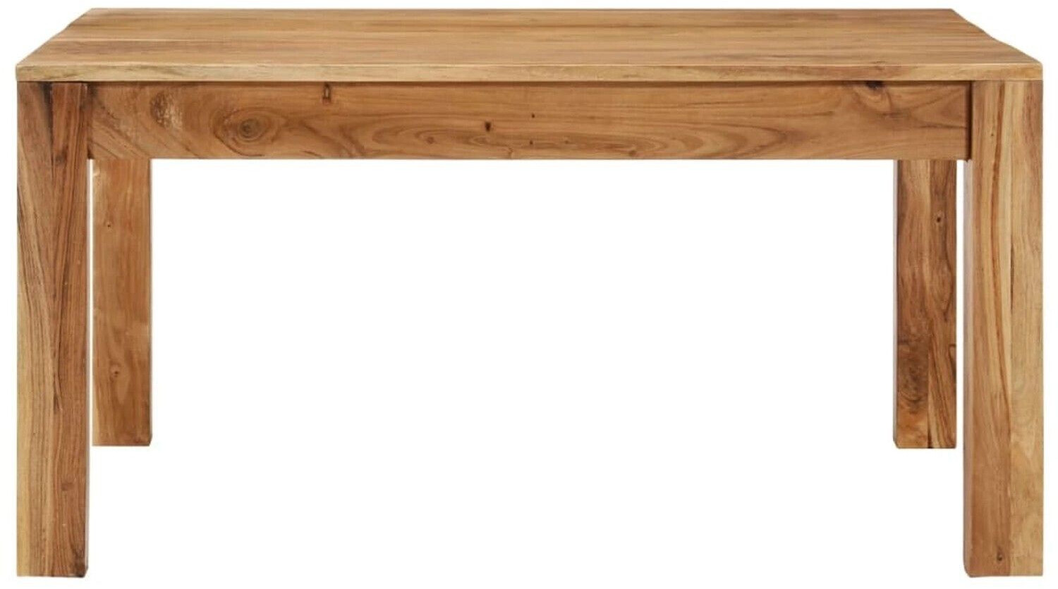 vidaXL Coffee table 80x80x40 cm solid acacia wood