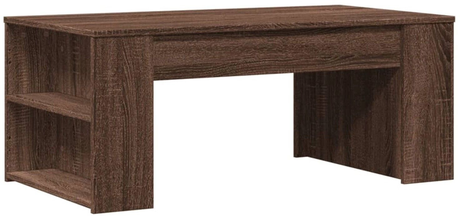 vidaXL Coffee table brown oak look 102x55x42 cm wood material model 2
