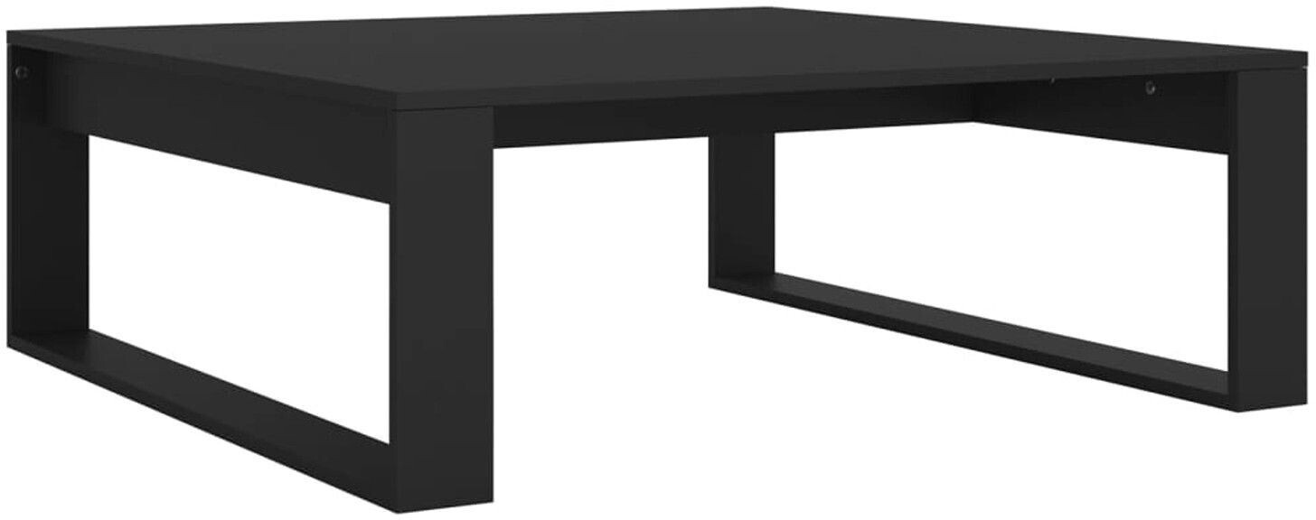 vidaXL Coffee table black 100x100x35 cm wood material model 1