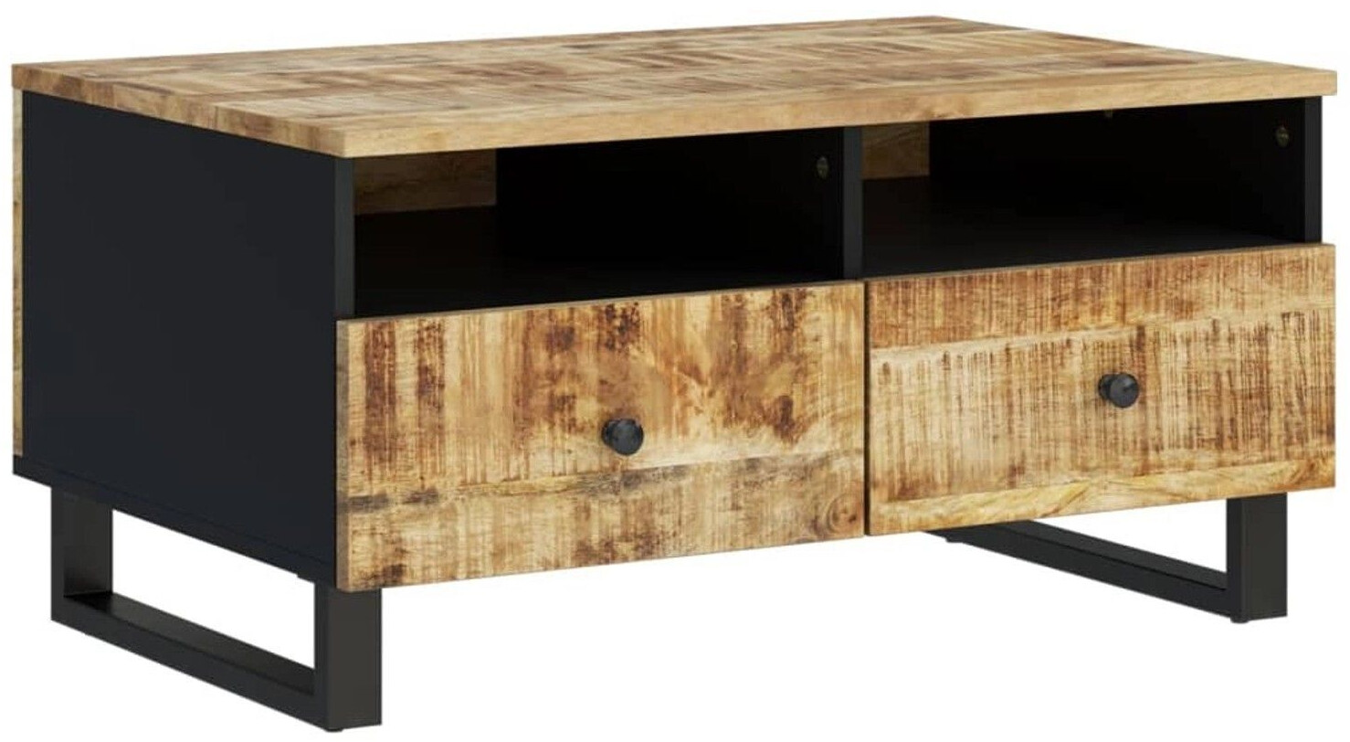 vidaXL Coffee table 80x54x40 cm solid mango wood & wood material