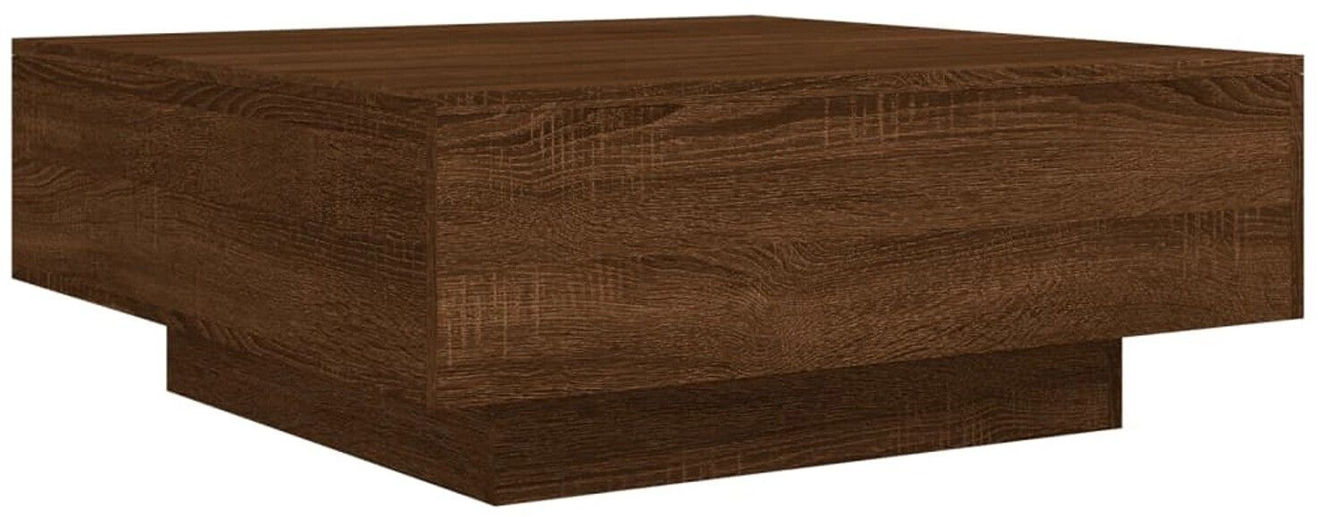vidaXL Coffee table brown oak look 80x80x31 cm made of wood
