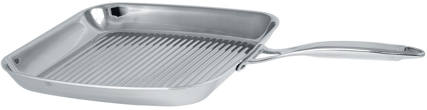 Cristel Gril carré inox Castel'Pro 30 cm