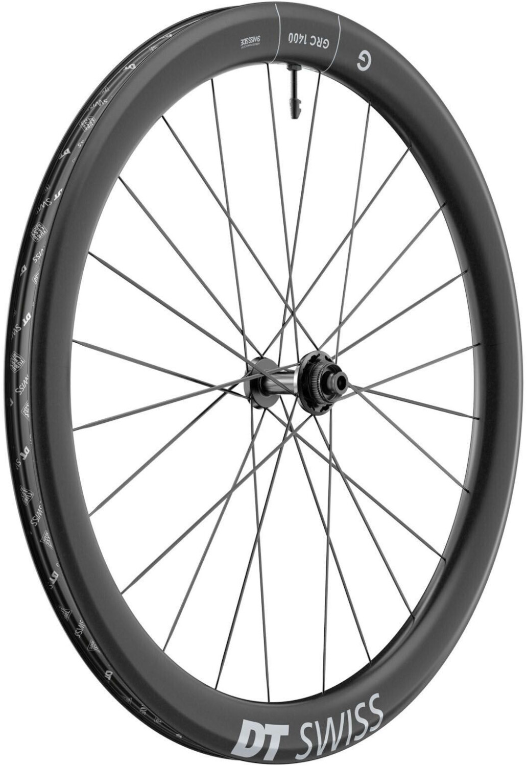 DT Swiss GRC 1400 DICUT 50 Vorderrad - 28 | Carbon | Centerlock - 12x100mm Einheitsgröße