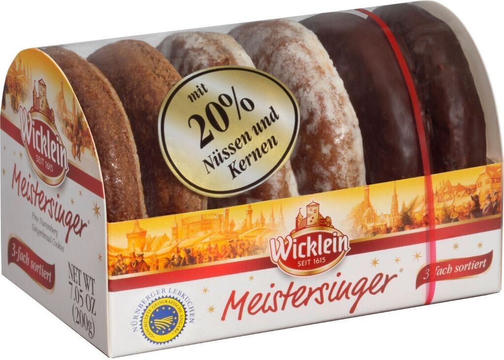 Wicklein Meistersinger Feine Nürnberger Oblaten-Lebkuchen 200g ab 3,39 ...