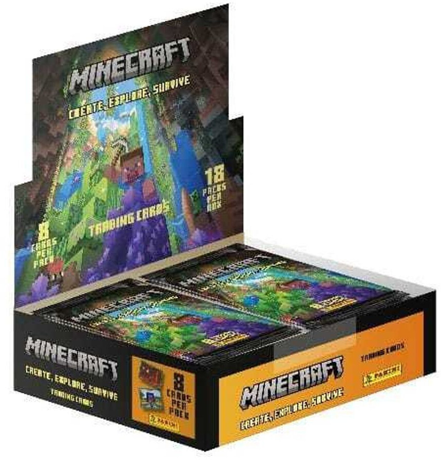 PANINI Minecraft Create, Explore, Survive Flow Packs 18er Display (DE)