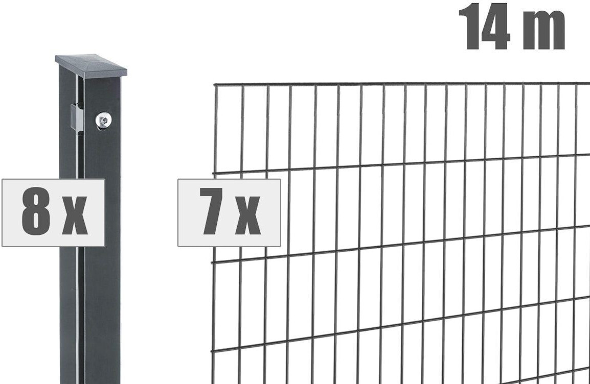 Deutsche Zauntechnik Zaunset VAP Pico 14 m 1206 mm anthrazit (DVVAPPI014012B7016)