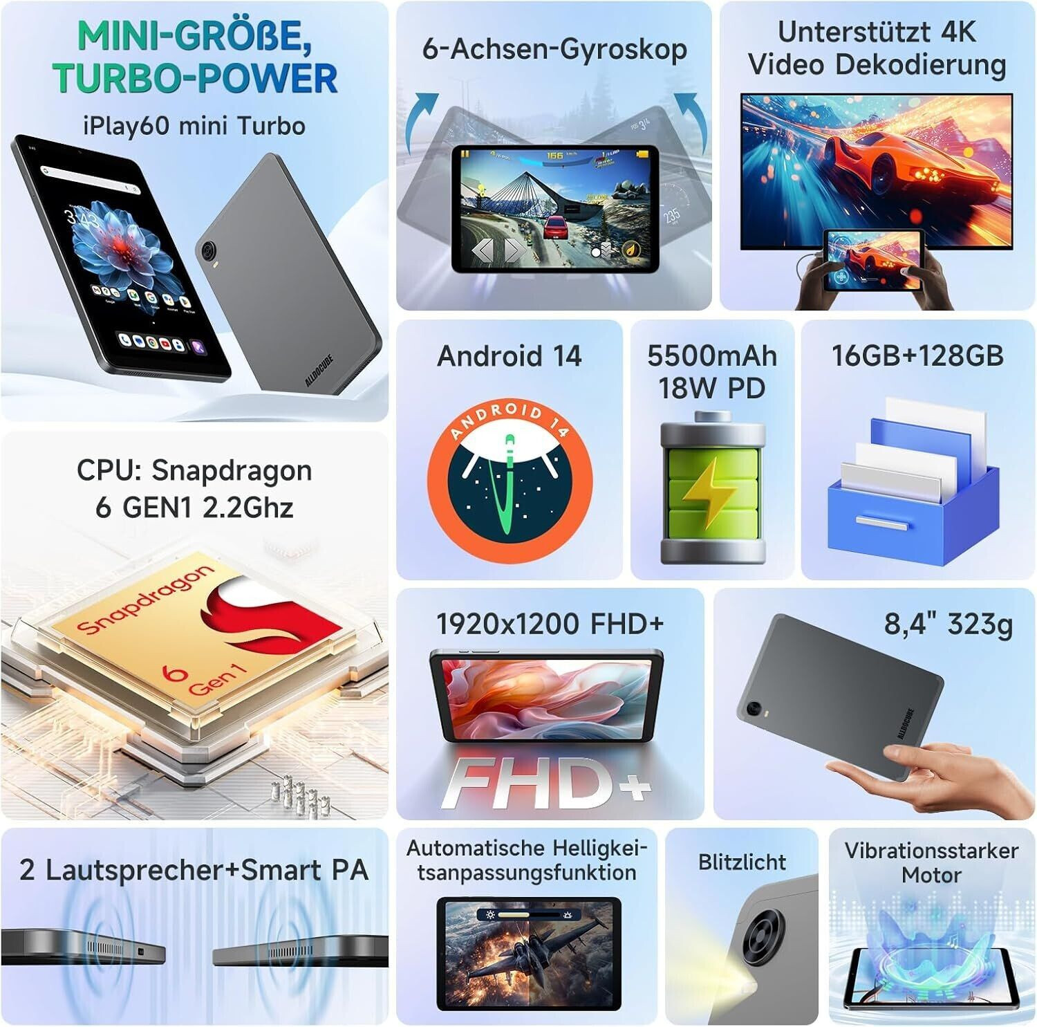 AlldoCube iPlay 60 Mini Turbo ab 154,99 € | Preisvergleich AlldoCube iPlay 60 Mini Turbo ab 154,99 € | Preisvergleich