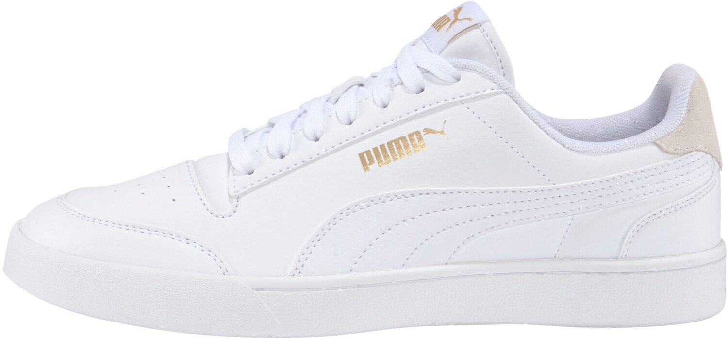 Puma Shuffle (309668) white/white/team gold