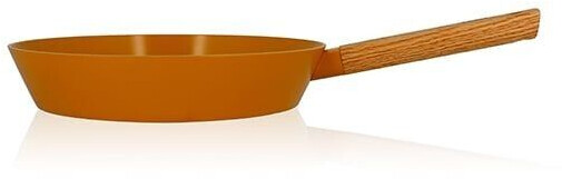 OGO Poêle Ector aluminium manche bois jaune 28 cm