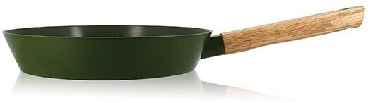 OGO Poêle Ector induction aluminium revêtu en bois vert 28 cm