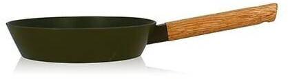 OGO Poêle Ector induction aluminium revêtu en bois vert 20 cm