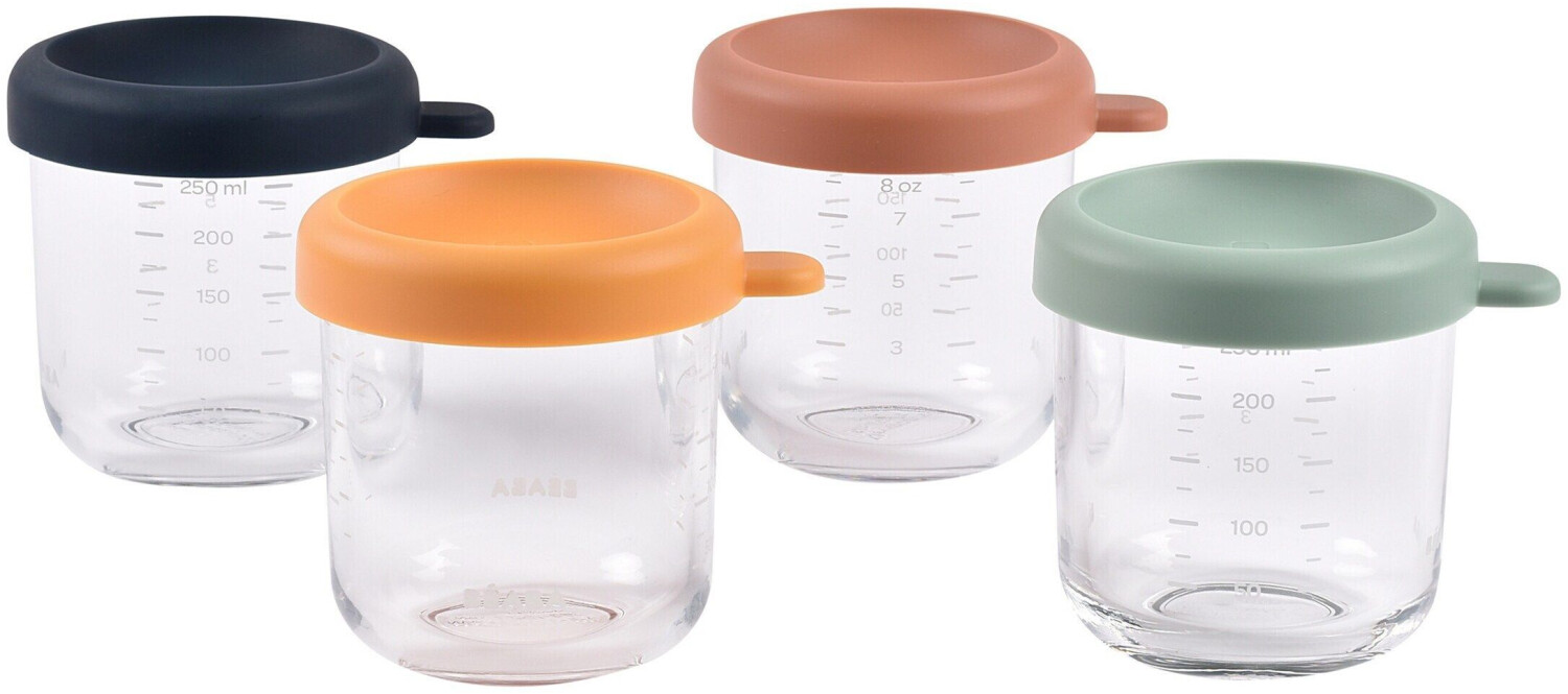 Béaba Coffret portions verre 250 ml x 4