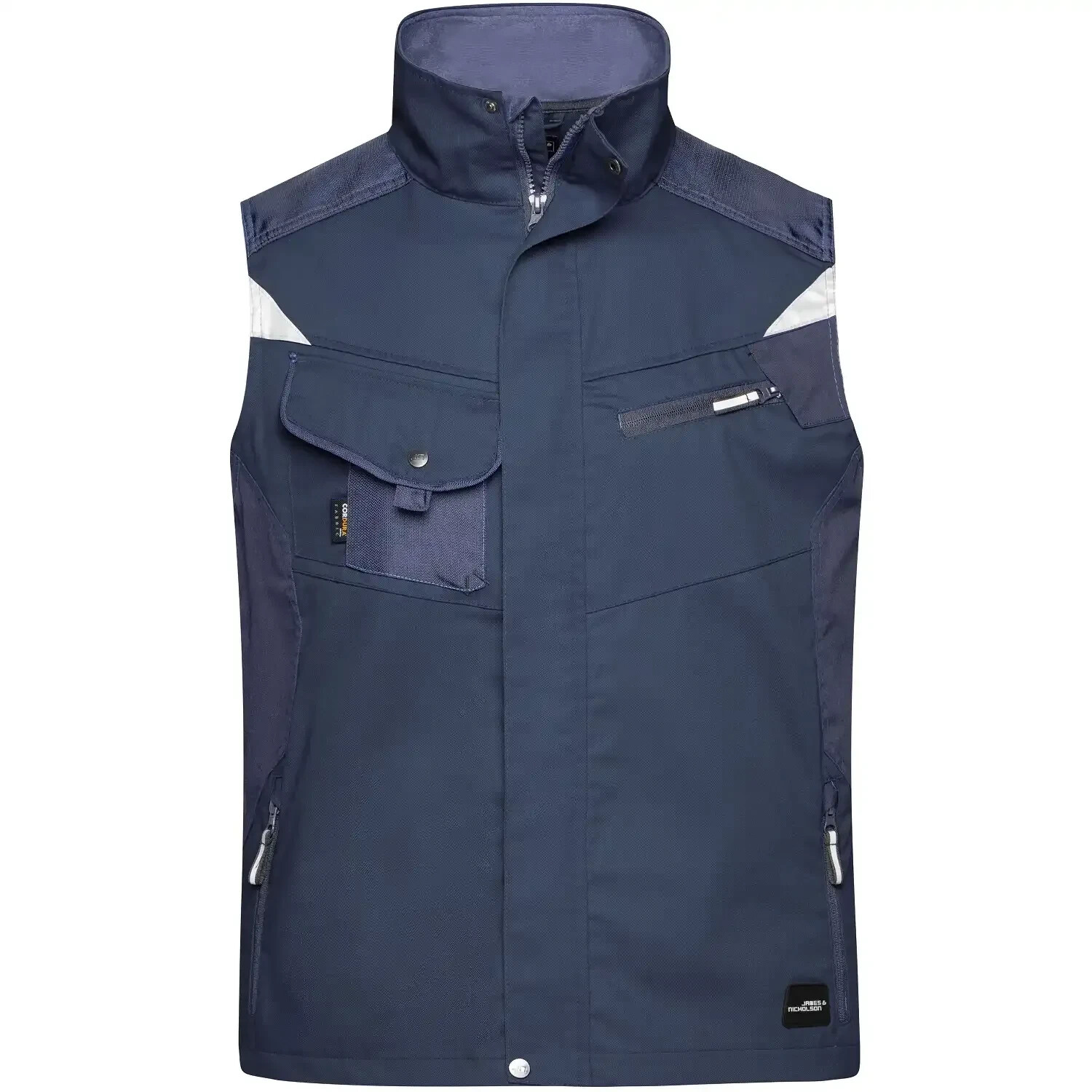 James & Nicholson Arbeitsweste JN822 navy/navy