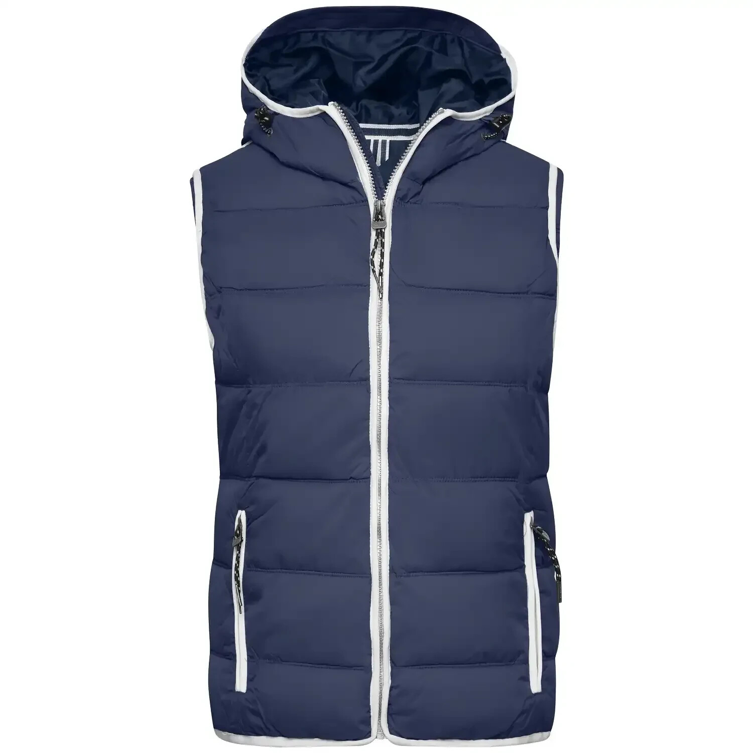 James & Nicholson Damen Maritime Weste JN1075 navy/white