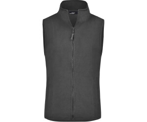 James & Nicholson Damen Microfleece-Weste JN048 dunkelgrau