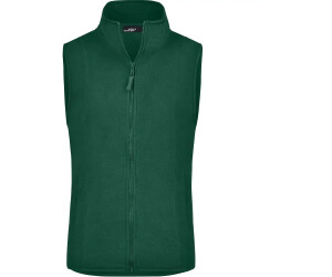 James & Nicholson Damen Microfleece-Weste JN048 dunkelgrün