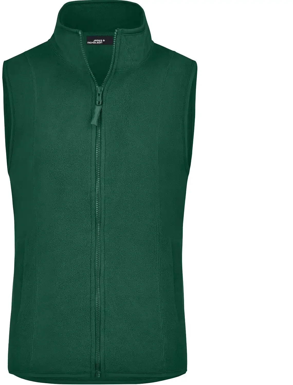 James & Nicholson Damen Microfleece-Weste JN048 dunkelgrün