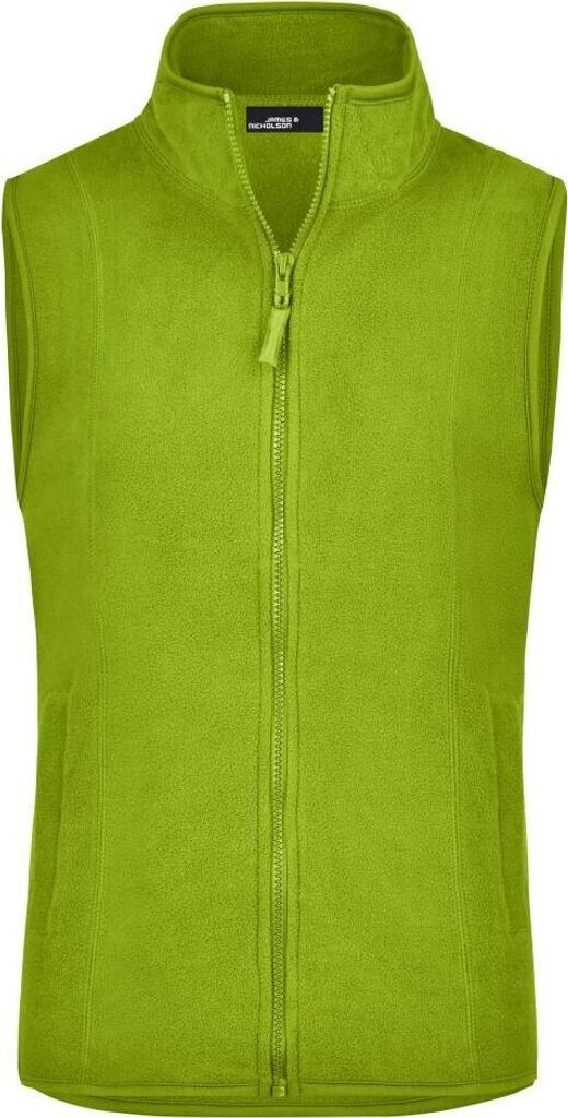 James & Nicholson Damen Microfleece-Weste JN048 lime green