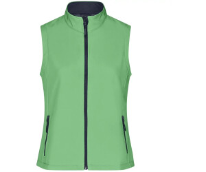 James & Nicholson Damen Promo Softshellweste JN1127 green/navy
