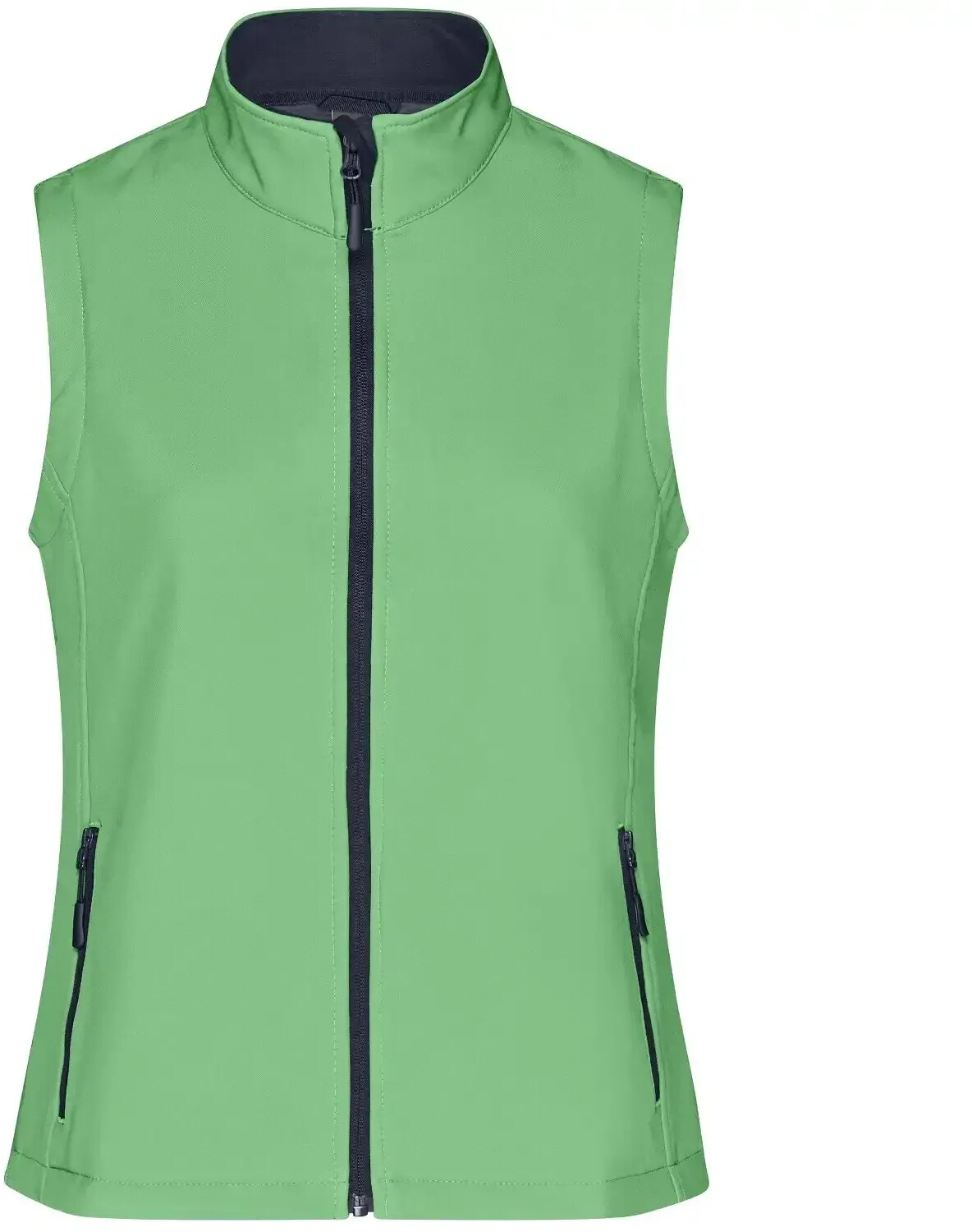 James & Nicholson Damen Promo Softshellweste JN1127 green/navy