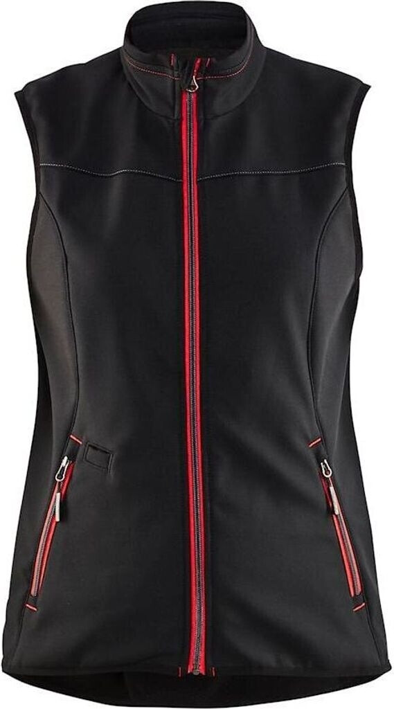 Blakläder Damen Softshellweste 3851 schwarz/rot