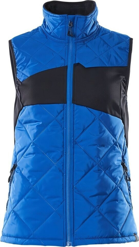 Mascot Workwear Damen Steppweste mit CLIMASCOT „ACCELERATE“ azurblau/schwarzblau