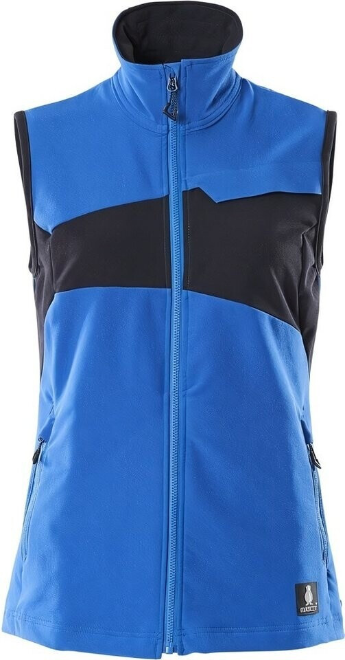 Mascot Workwear Damen Stretch-Arbeitsweste ACCELERATE azurblau/schwarzblau