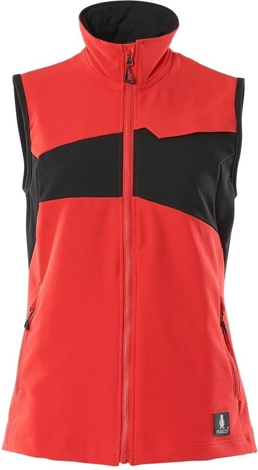 Mascot Workwear Damen Stretch-Arbeitsweste ACCELERATE verkehrsrot/schwarz