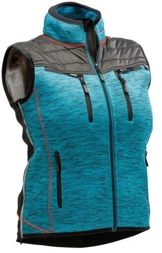 Protos Damen Strickweste INUIT TEDDY blue-melange