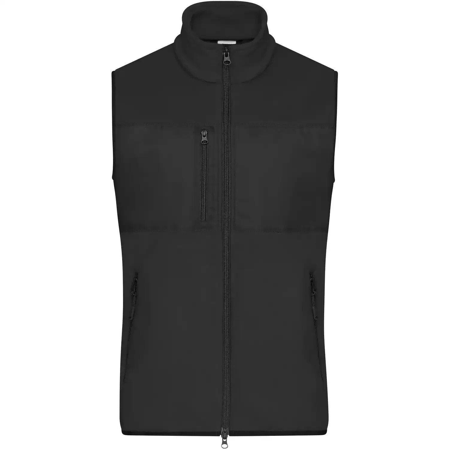 James & Nicholson Fleeceweste JN1310 black/black