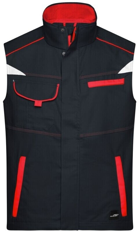 James & Nicholson Funktions-Weste JN850 carbon/red