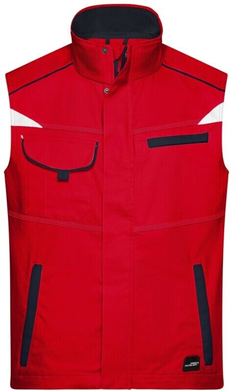 James & Nicholson Funktions-Weste JN850 red/navy