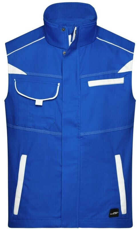 James & Nicholson Funktions-Weste JN850 royal/white