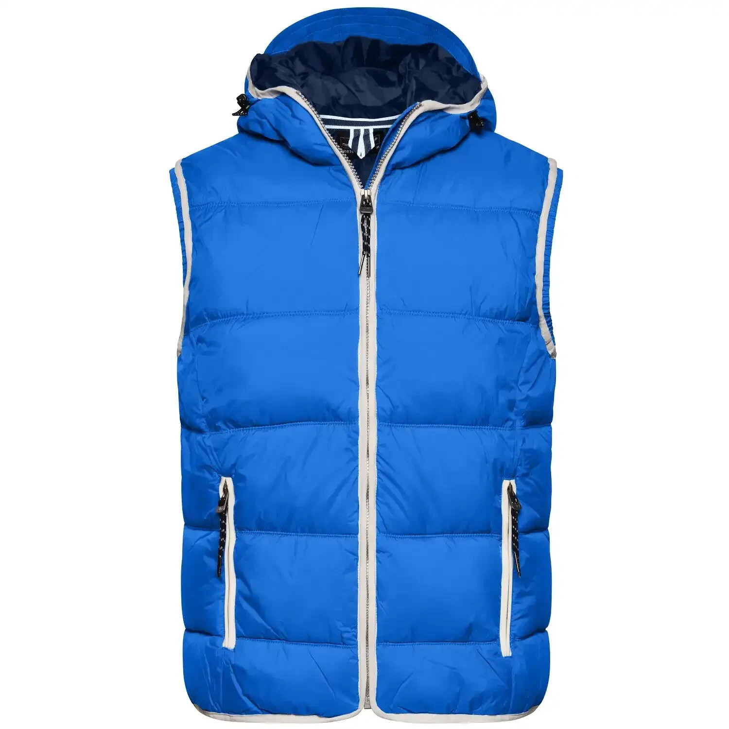 James & Nicholson Maritime Weste JN1076 nautic-blue/white
