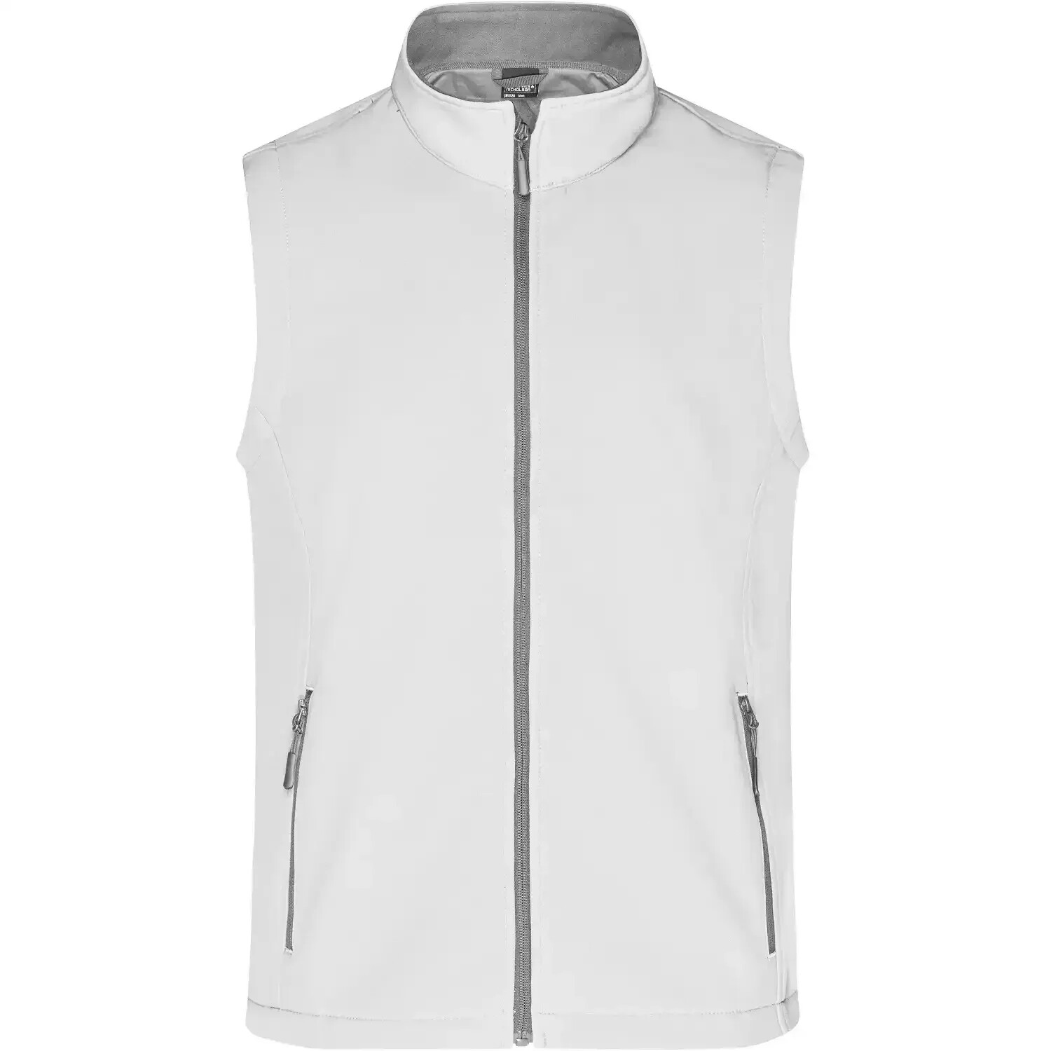 James & Nicholson Promo Softshellweste JN1128 white/white