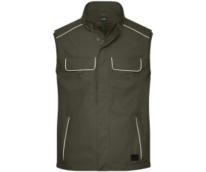 James & Nicholson Softshell Light Weste JN881 olive