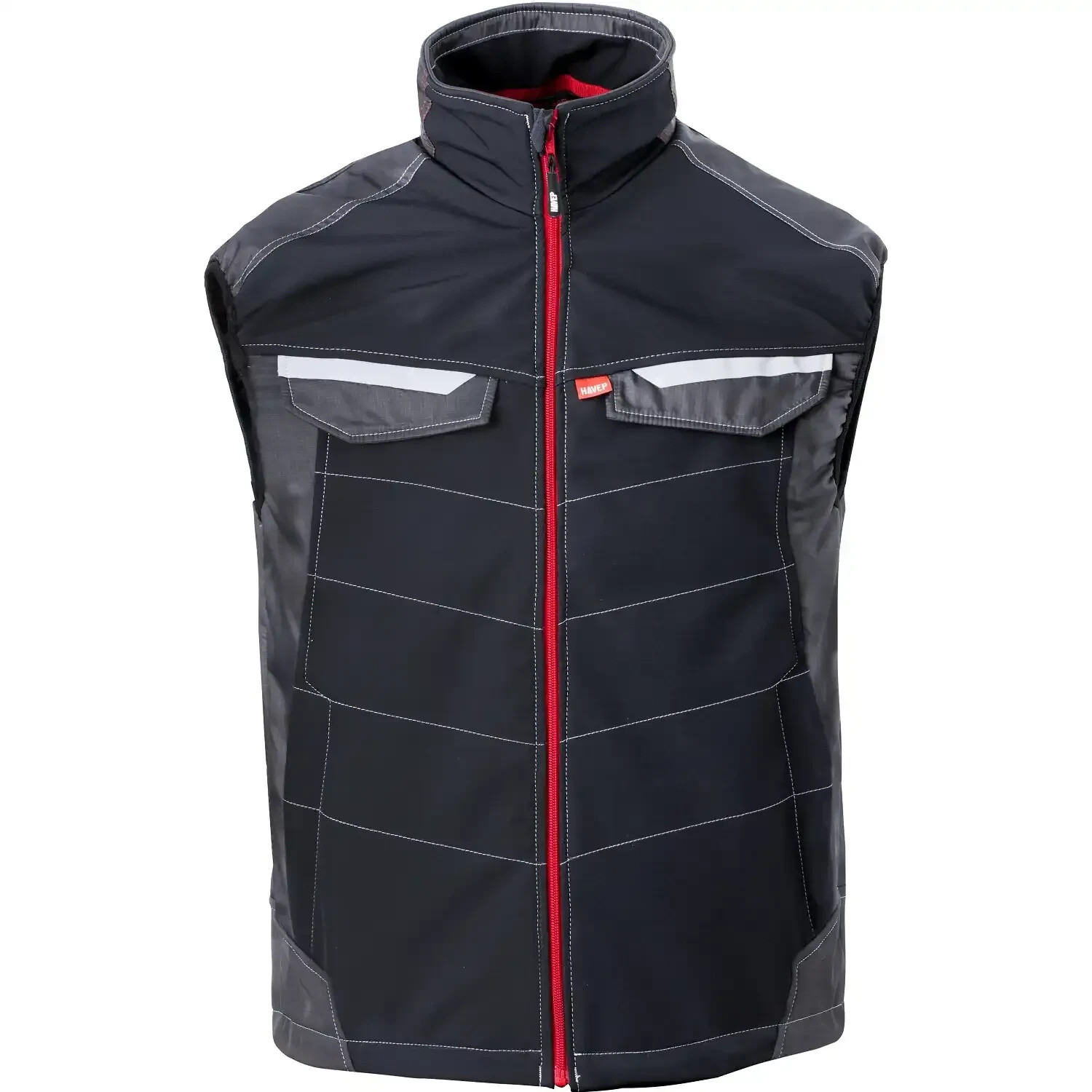 Havep Softshell Winterweste 50184 Attitude schwarz/dunkelgrau
