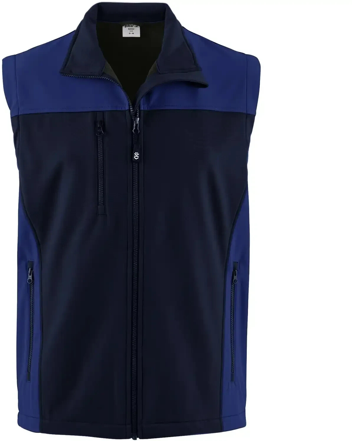 PKA Softshellweste BASIC hydronblau/kornblau