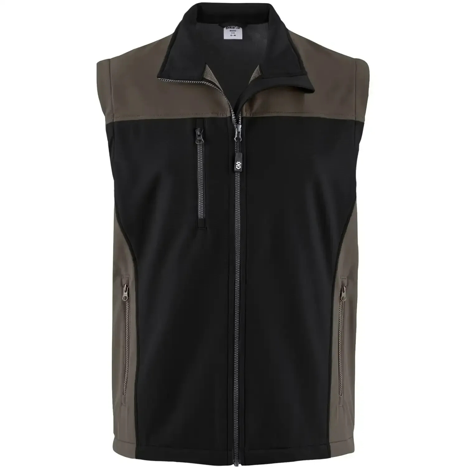PKA Softshellweste BASIC schlamm/schwarz