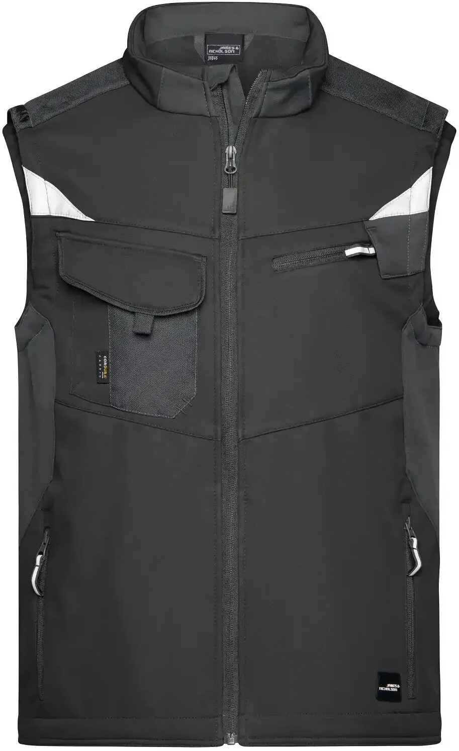 James & Nicholson Softshellweste JN845 black/black