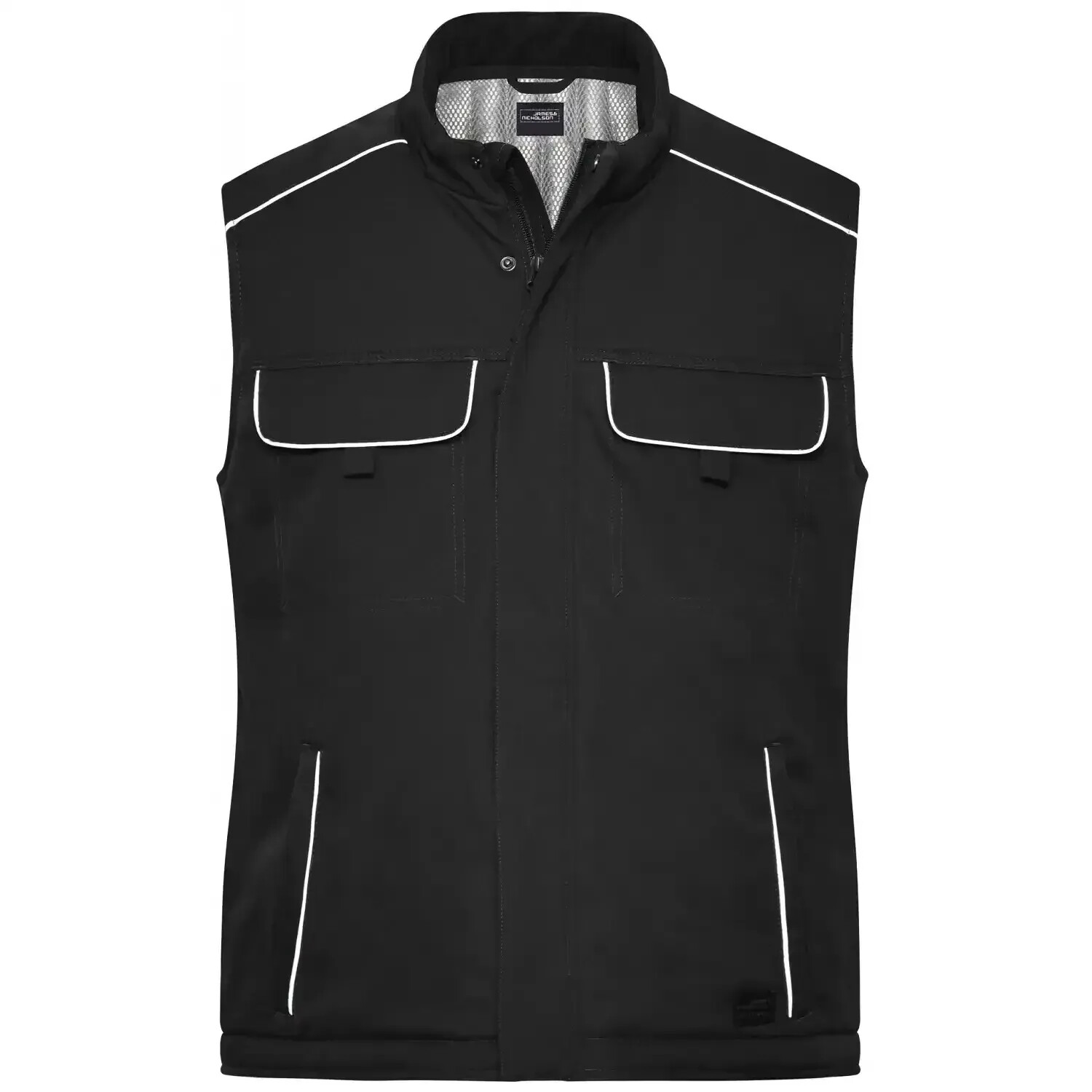 James & Nicholson Softshellweste JN885 black