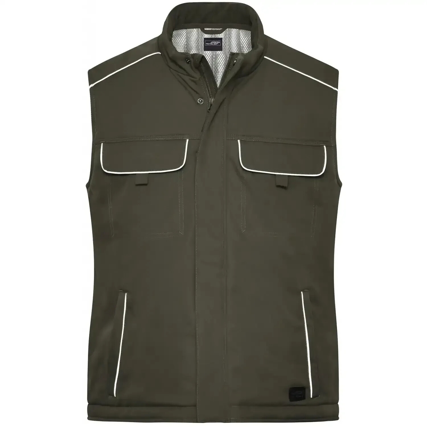 James & Nicholson Softshellweste JN885 olive