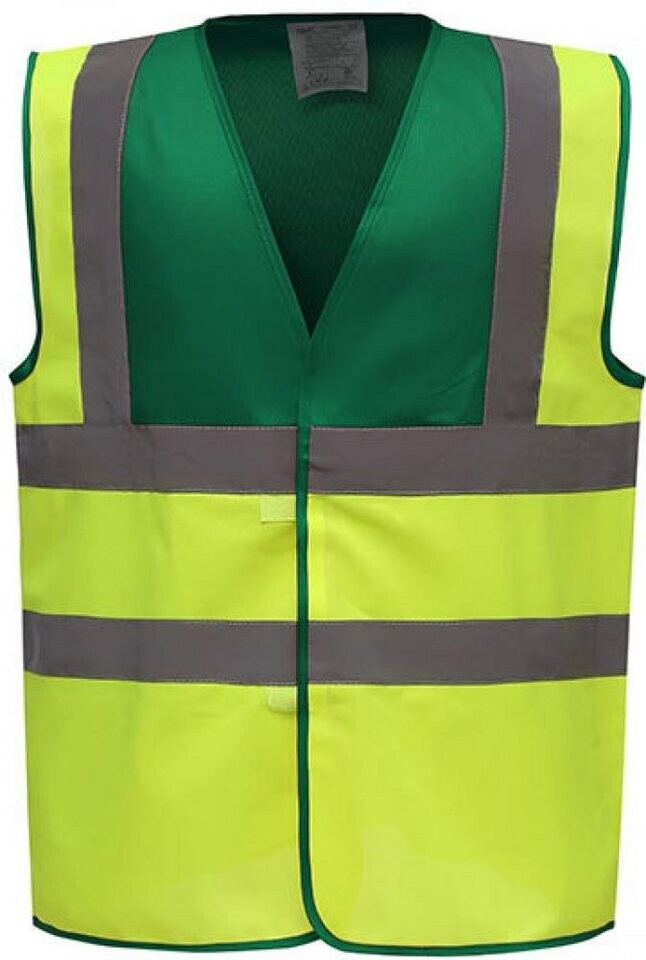 Yoko Warnschutz-Weste High-Vis 2-Bands YK100 gelb/grün