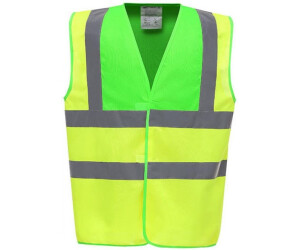 Yoko Warnschutz-Weste High-Vis 2-Bands YK100 gelb/lime-green