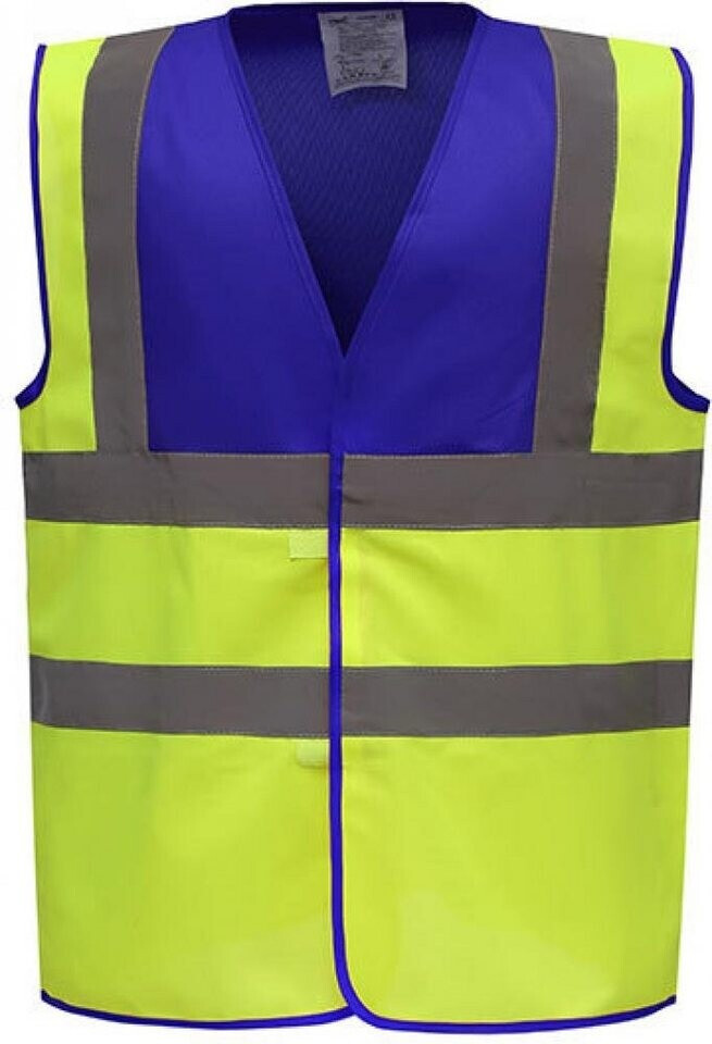 Yoko Warnschutz-Weste High-Vis 2-Bands YK100 gelb/royal