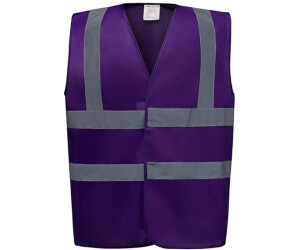 Yoko Warnschutz-Weste High-Vis 2-Bands YK100 purple