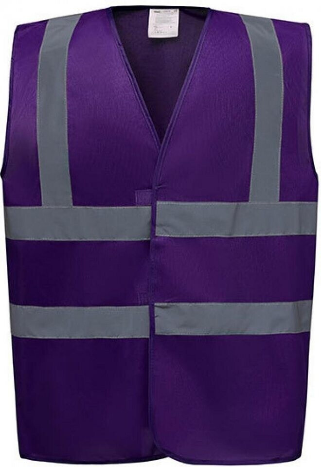 Yoko Warnschutz-Weste High-Vis 2-Bands YK100 purple