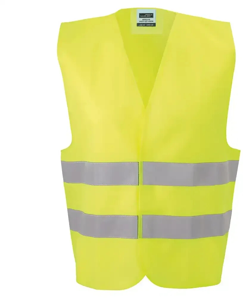 James & Nicholson Warnweste Kl. 2 JN815 fluorescent-yellow Einheitsgröße