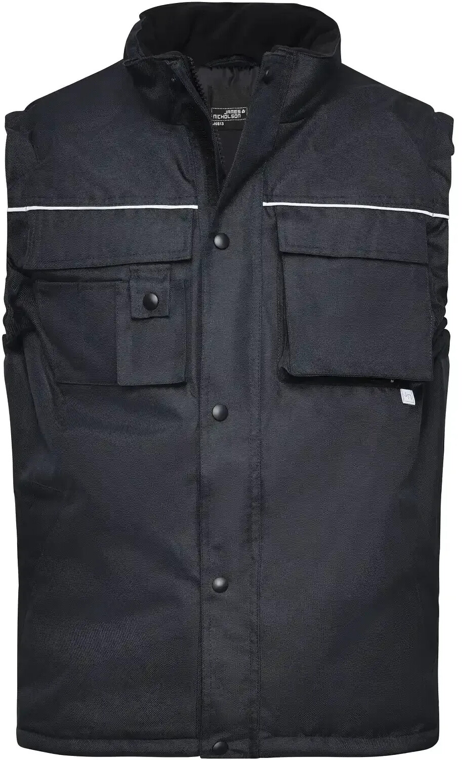 James & Nicholson Winter Arbeitsweste „JN813“ black M